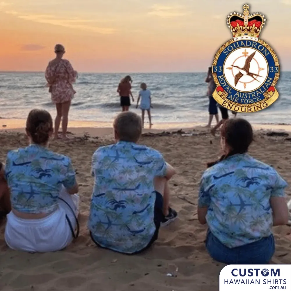 33 SQD, RAAF Base Amberley, QLD - ADF Custom Shirts & Shorts