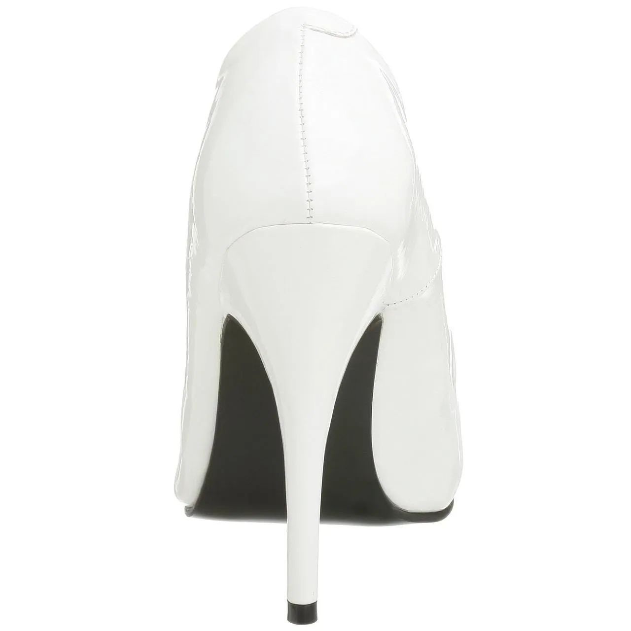 5 Inch Heel SEDUCE-420 White Patent
