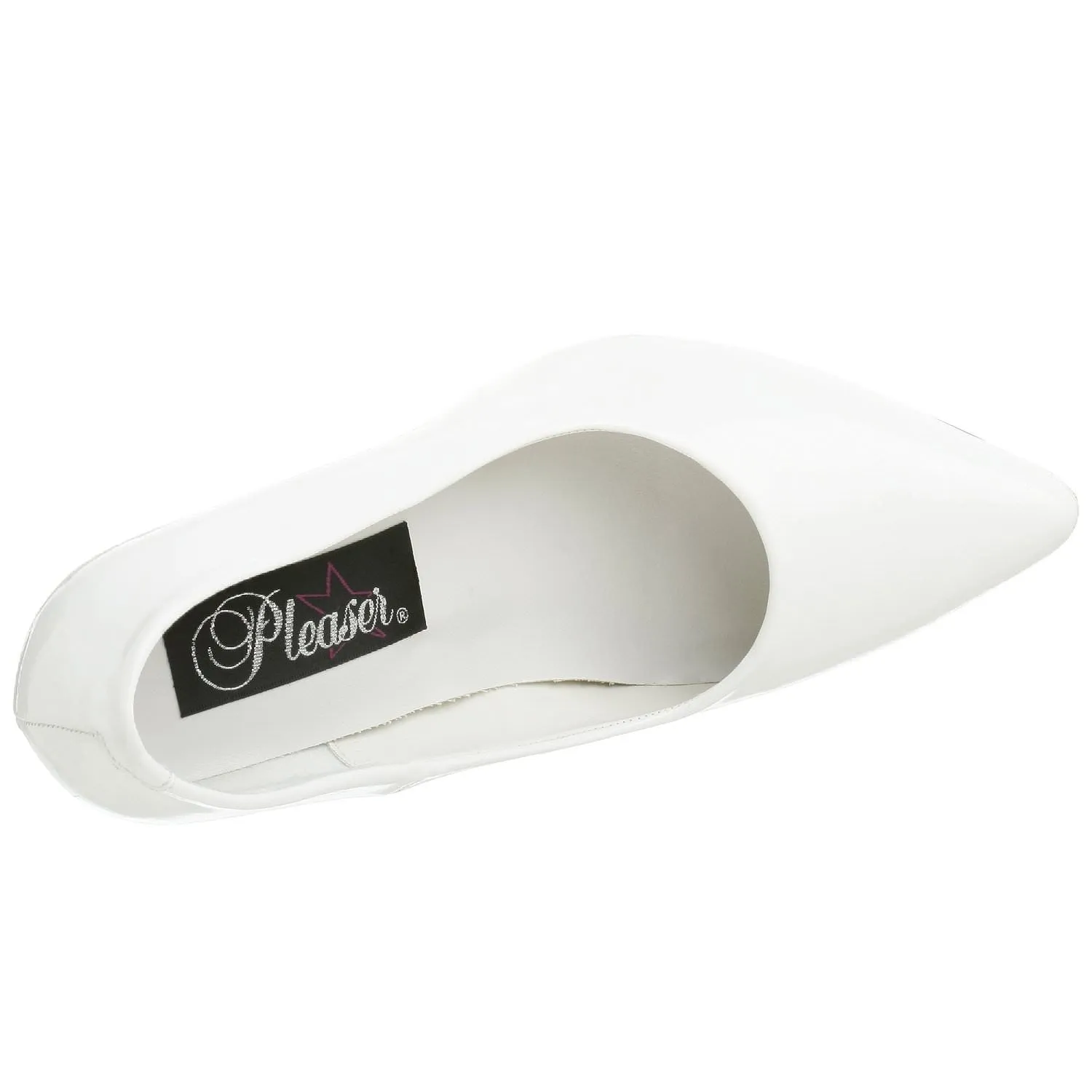 5 Inch Heel SEDUCE-420 White Patent