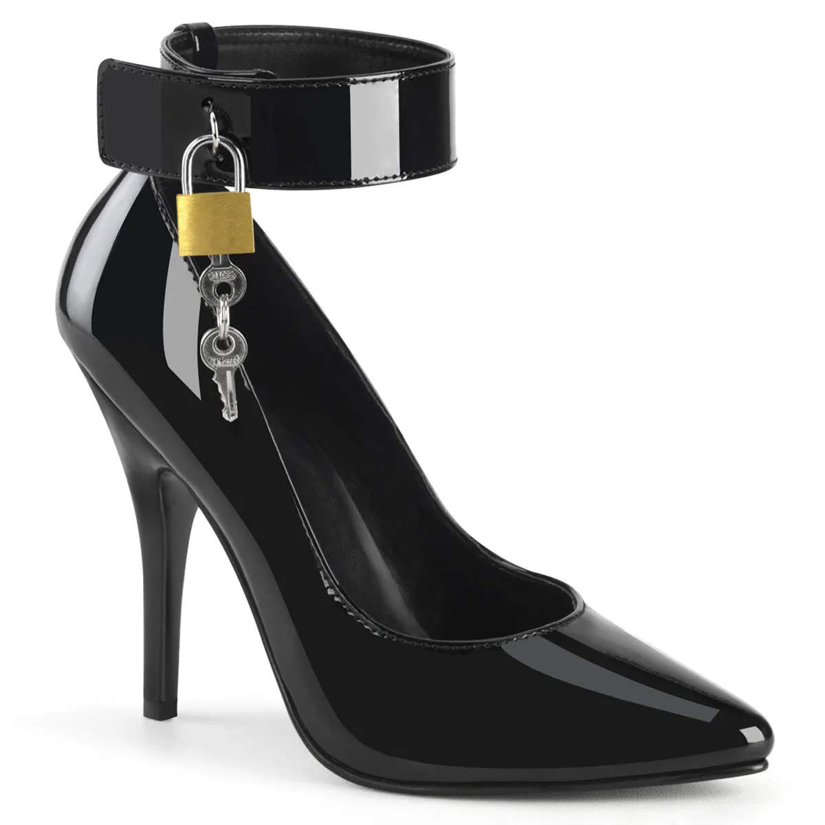 5 Inch Heel SEDUCE-432 Black Patent
