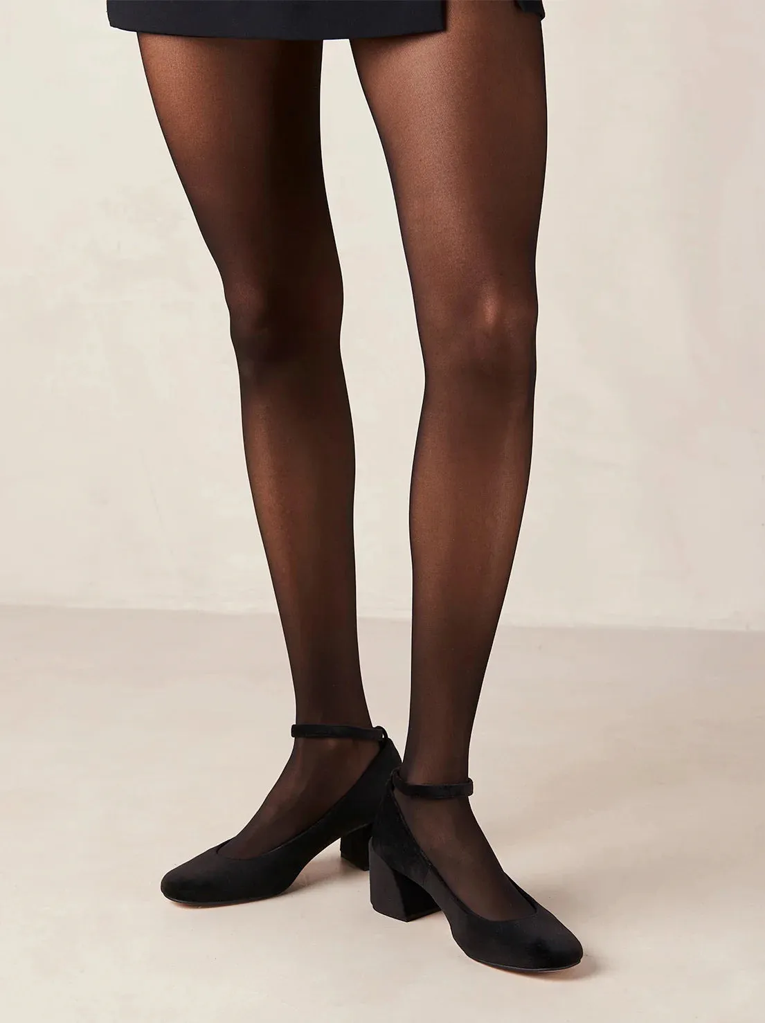 Antoine Pumps // Velvet Black