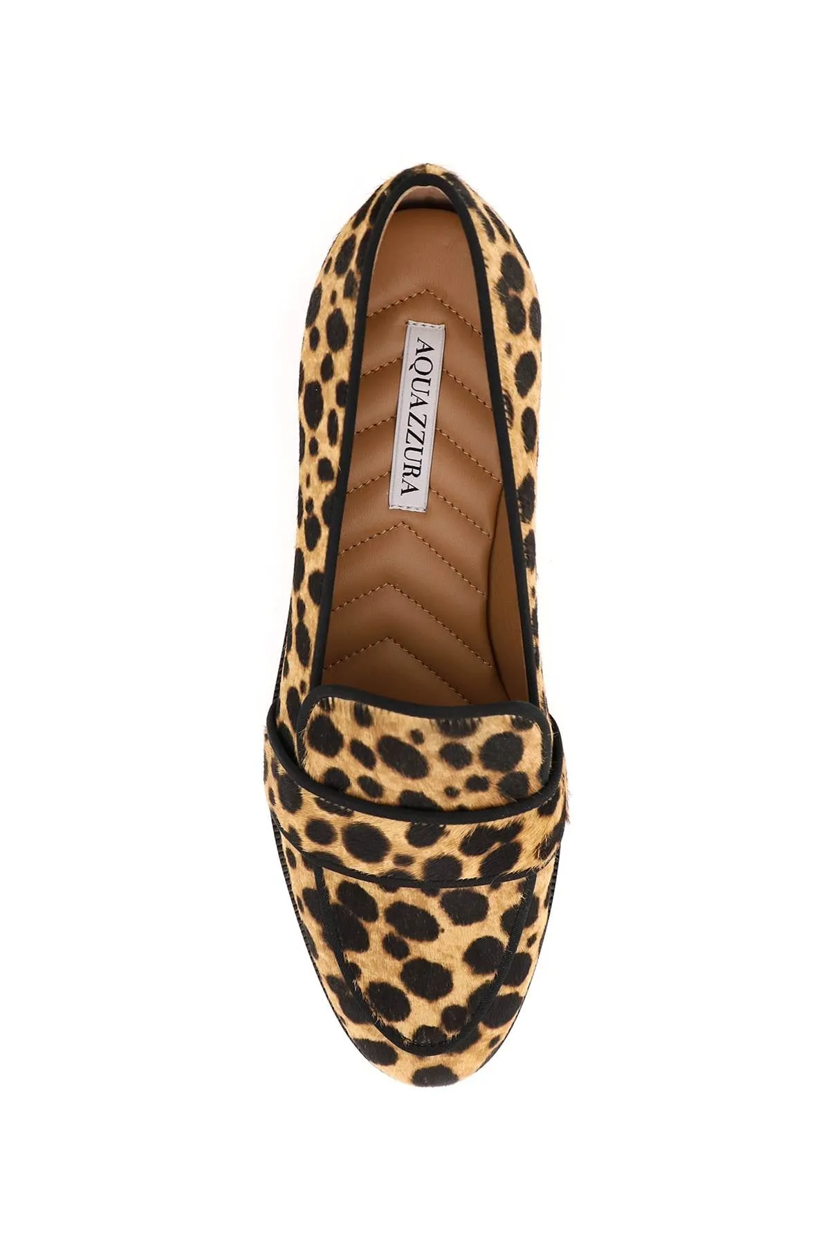 Aquazzura Martin Printed Loafers