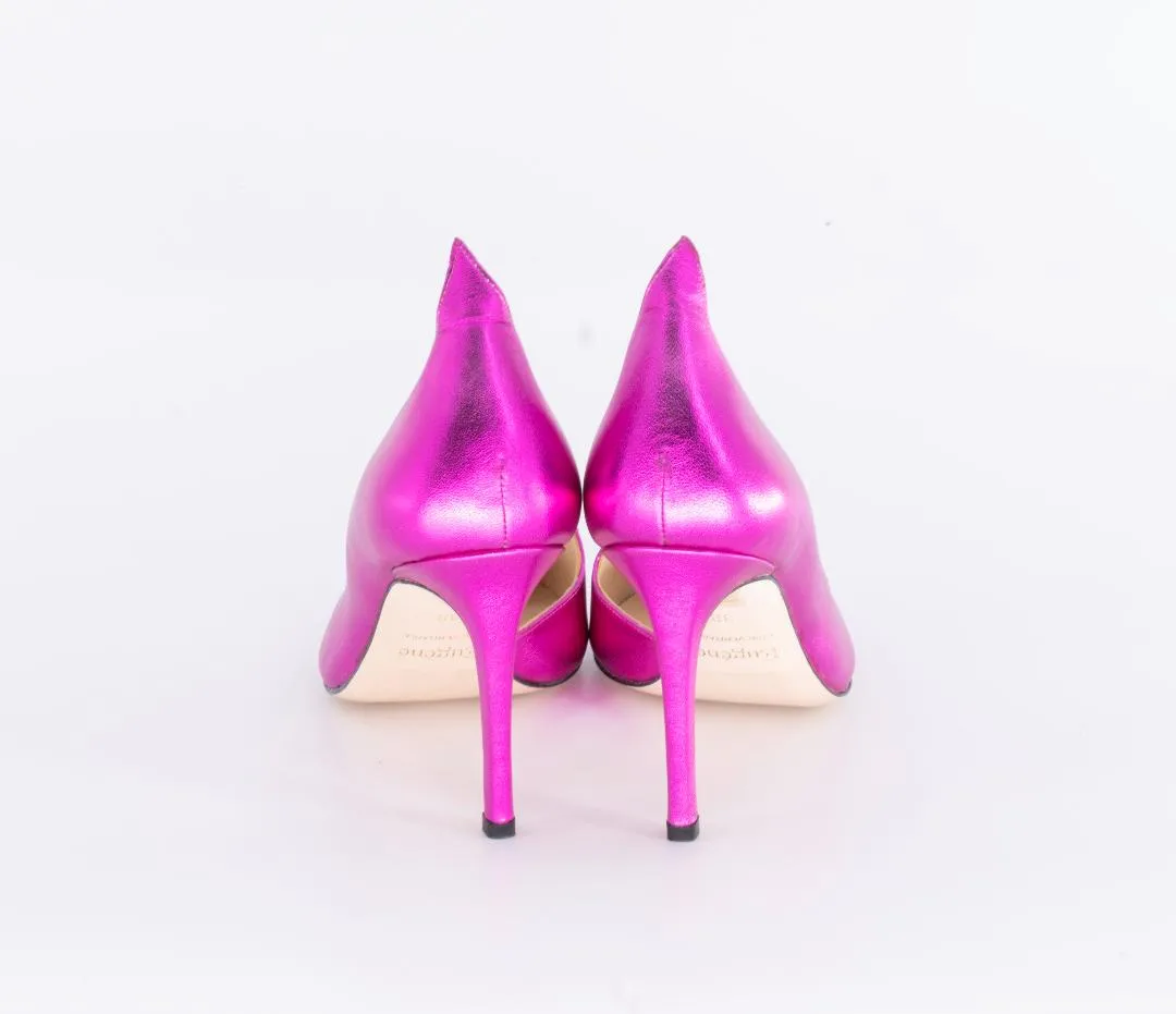 Barbie Pink Metallic D'orsay Pump