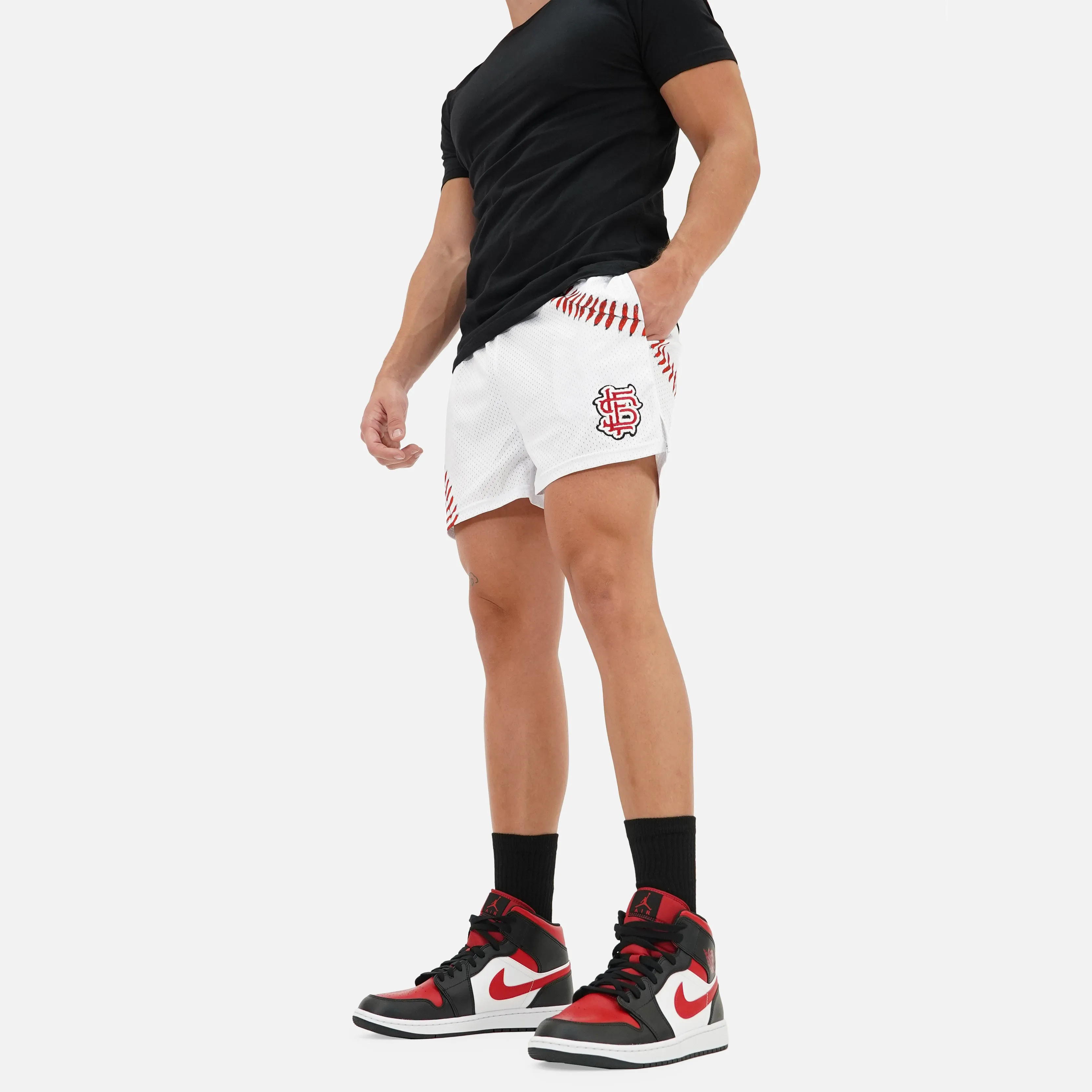 Baseball Lace Shorts - 5"