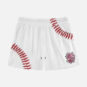 Baseball Lace Shorts - 5"