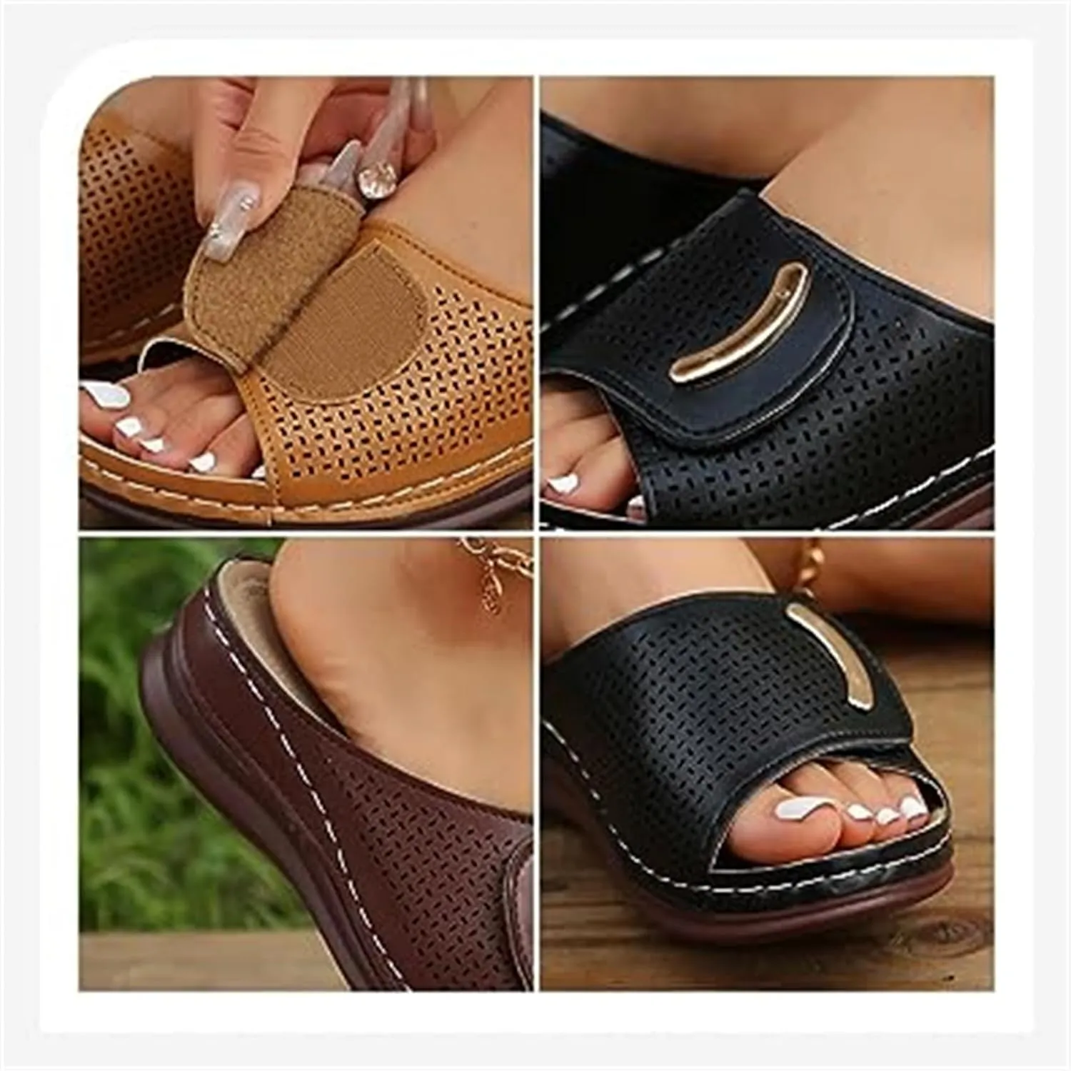 BBPM Ortho Comfort Shoes Womens Sneakers Orthopedic Arch Support Sandals Walking Sandals Heel Sandals for Women Orthopedic Shoes for Women Sandals Wide Platform Sandals