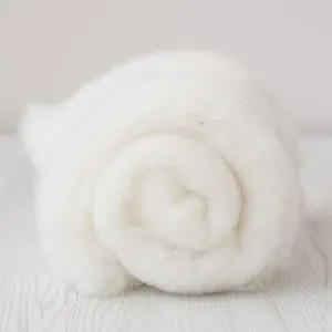 Bergschaf Wool Carded Batt - Milk