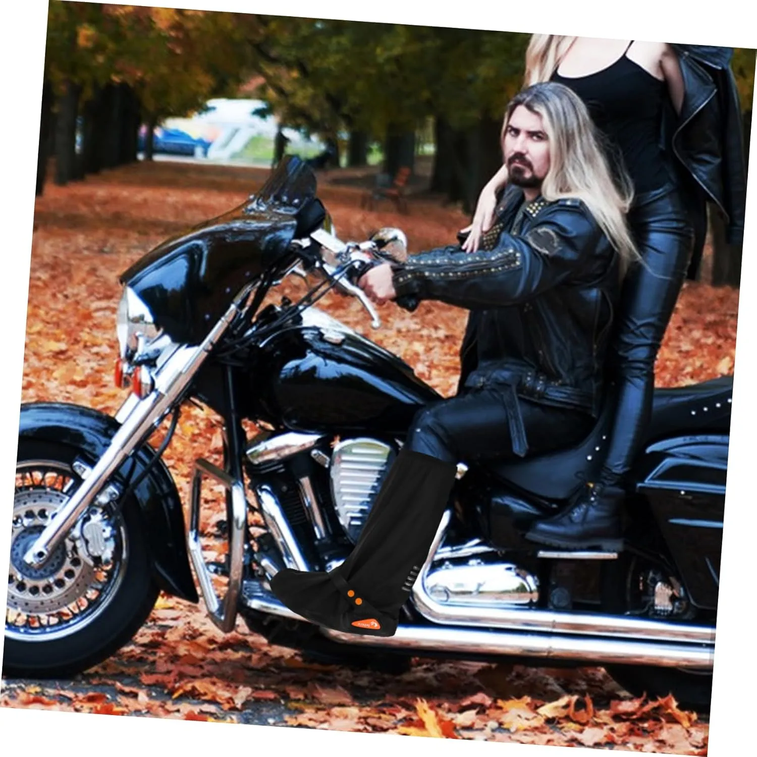 BESTonZON Shoe Covers Slip Rain Protection for Men and Women for Motorcycle Riding and Outdoor Activities