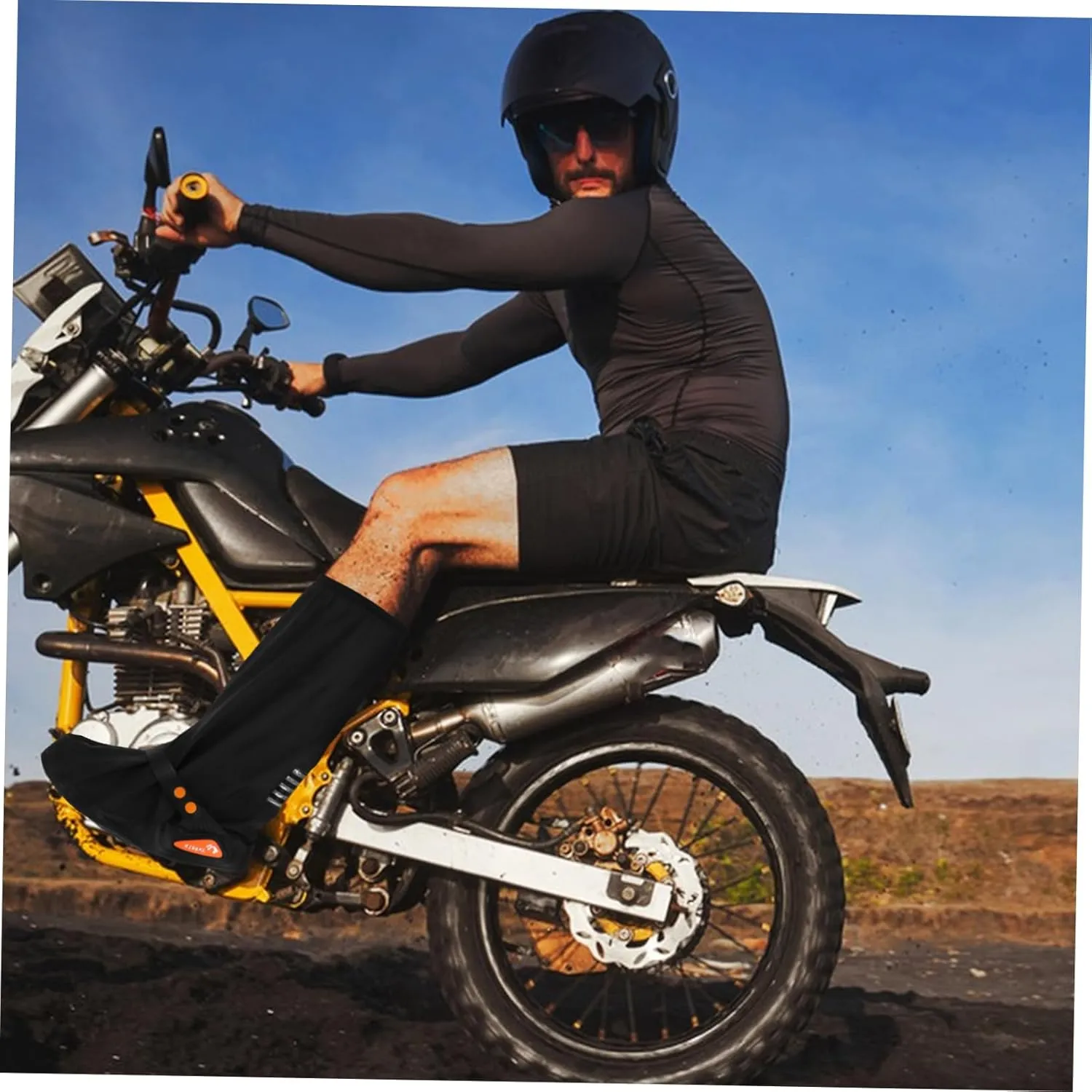 BESTonZON Shoe Covers Slip Rain Protection for Men and Women for Motorcycle Riding and Outdoor Activities