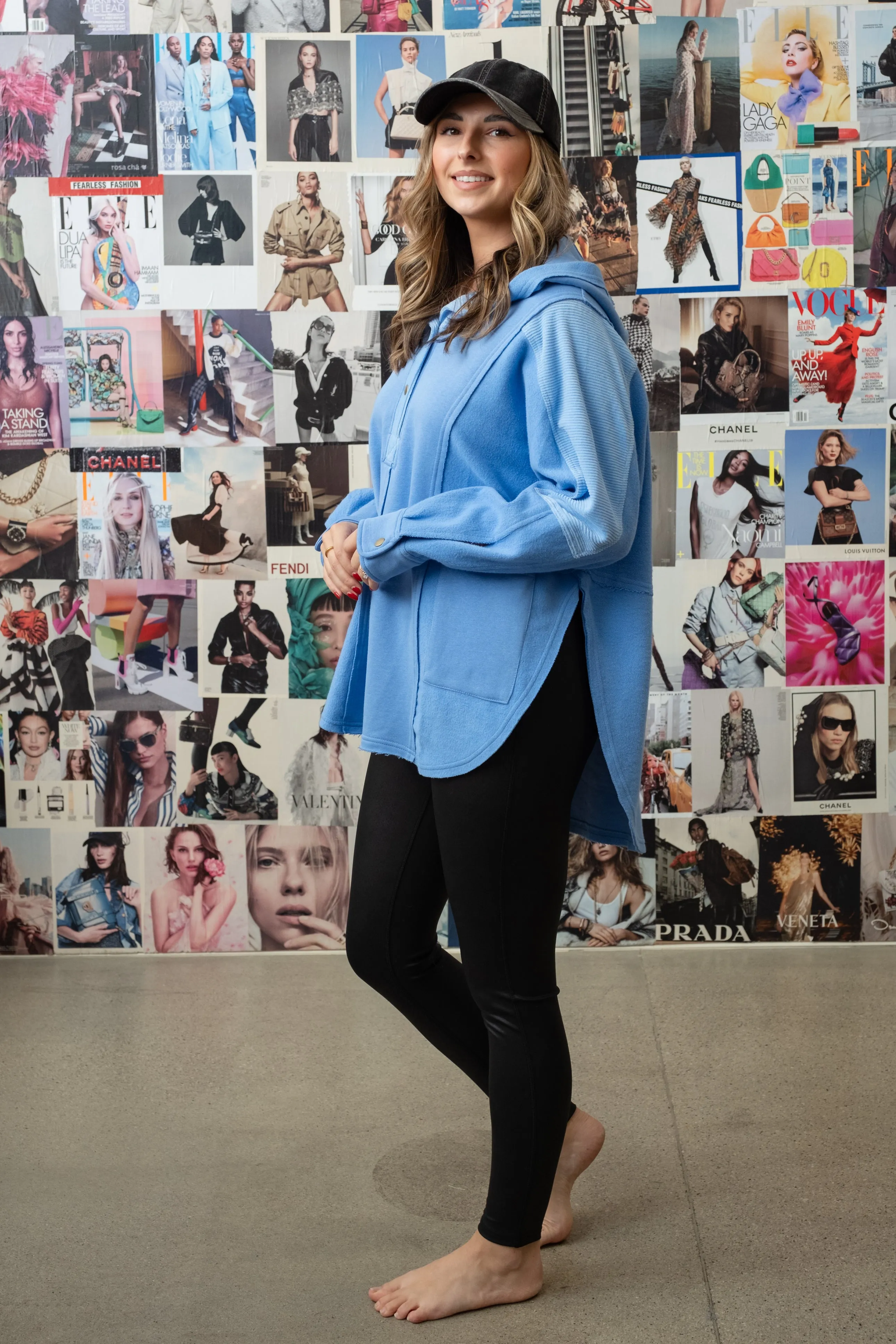 Braxton Hooded Tunic Pullover