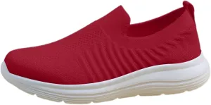 Casual Boat Shoes for Women Slip On Air Cushioned Classic Comfort Flat Fashion Tennis Sneakers Non Slip Walking Sports Breathable Comfortable Lightweight Jogging Shoes for Gym Travel