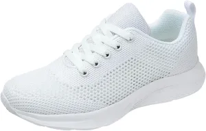 Cathalem Sneakers for Women Mesh Breathable and Comfortable Non Slip Lace Up Shoes Espadrilles Workout Gym Outdoor Shoes