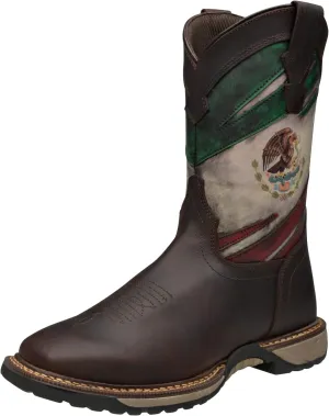 CEBU Men's Thunder Western Cowboy Boots - Square Toe