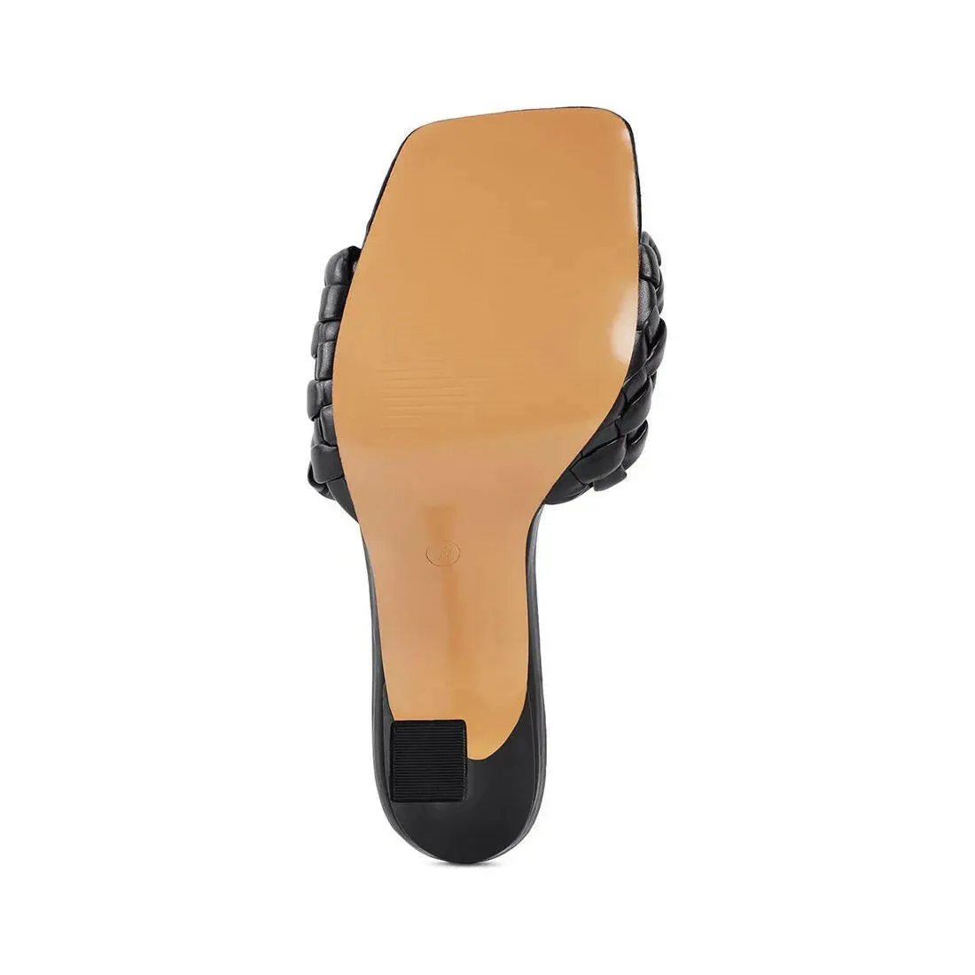 Celie Woven Strap Mid Heel Sandals