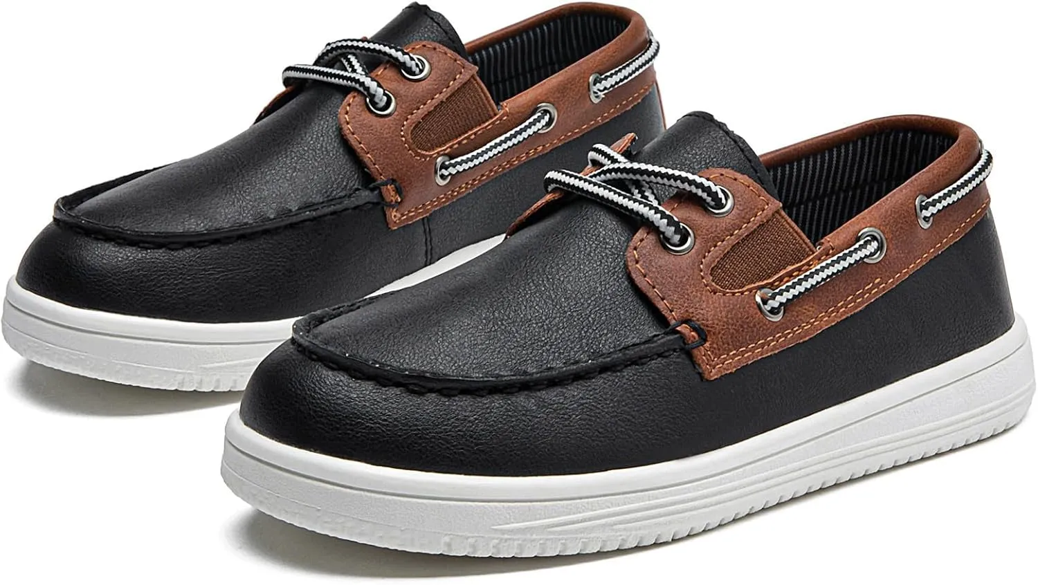 DADAWEN Boys Girls Dress Shoes Boat Shoe Slip on Loafers Casual School Shoes (Toddler/Little Kid/Big Kid)
