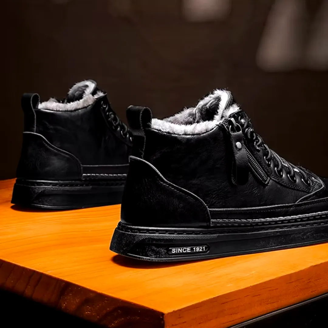Damian - Gevoerde casual heren sneakers