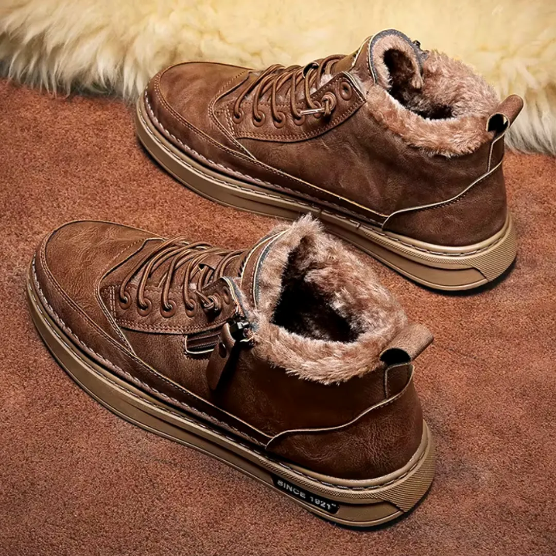 Damian - Gevoerde casual heren sneakers