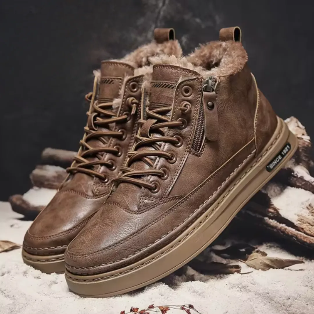 Damian - Gevoerde casual heren sneakers