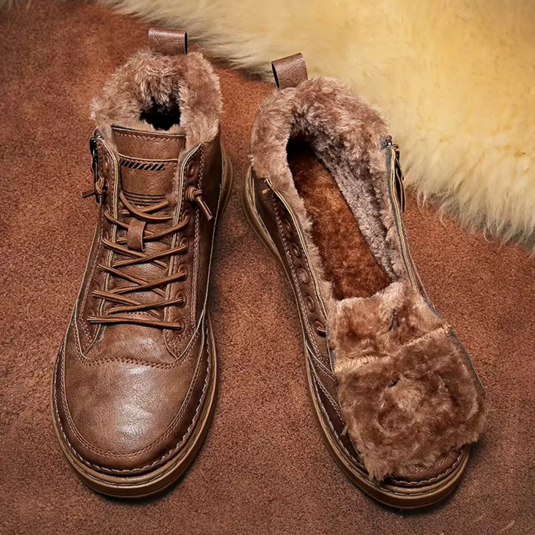 Damian - Gevoerde casual heren sneakers