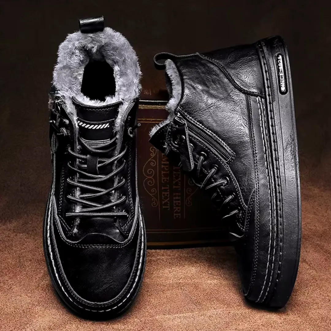 Damian - Gevoerde casual heren sneakers