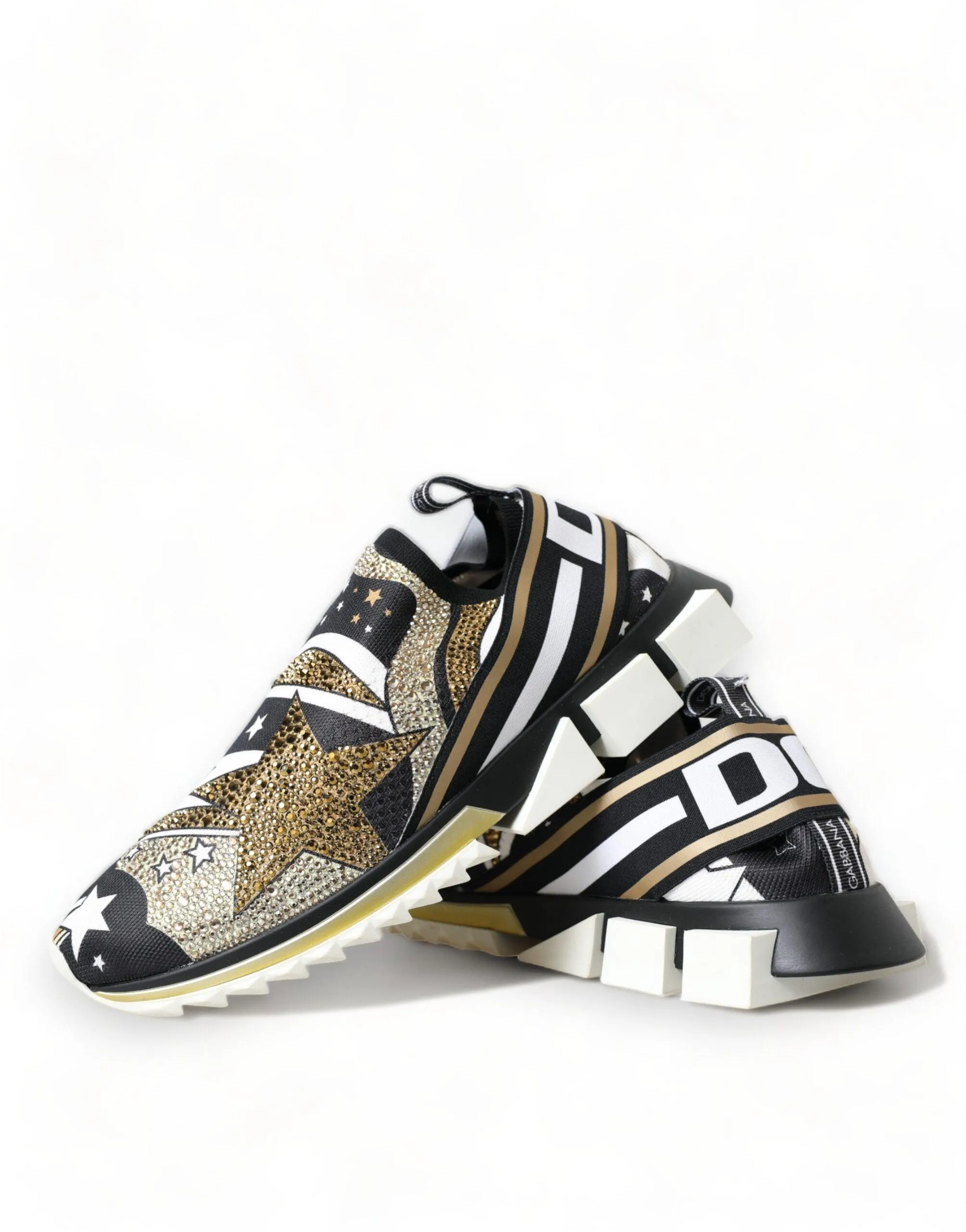 Dolce & Gabbana Multicolor Star Print Sorrento Sneakers Men Shoes