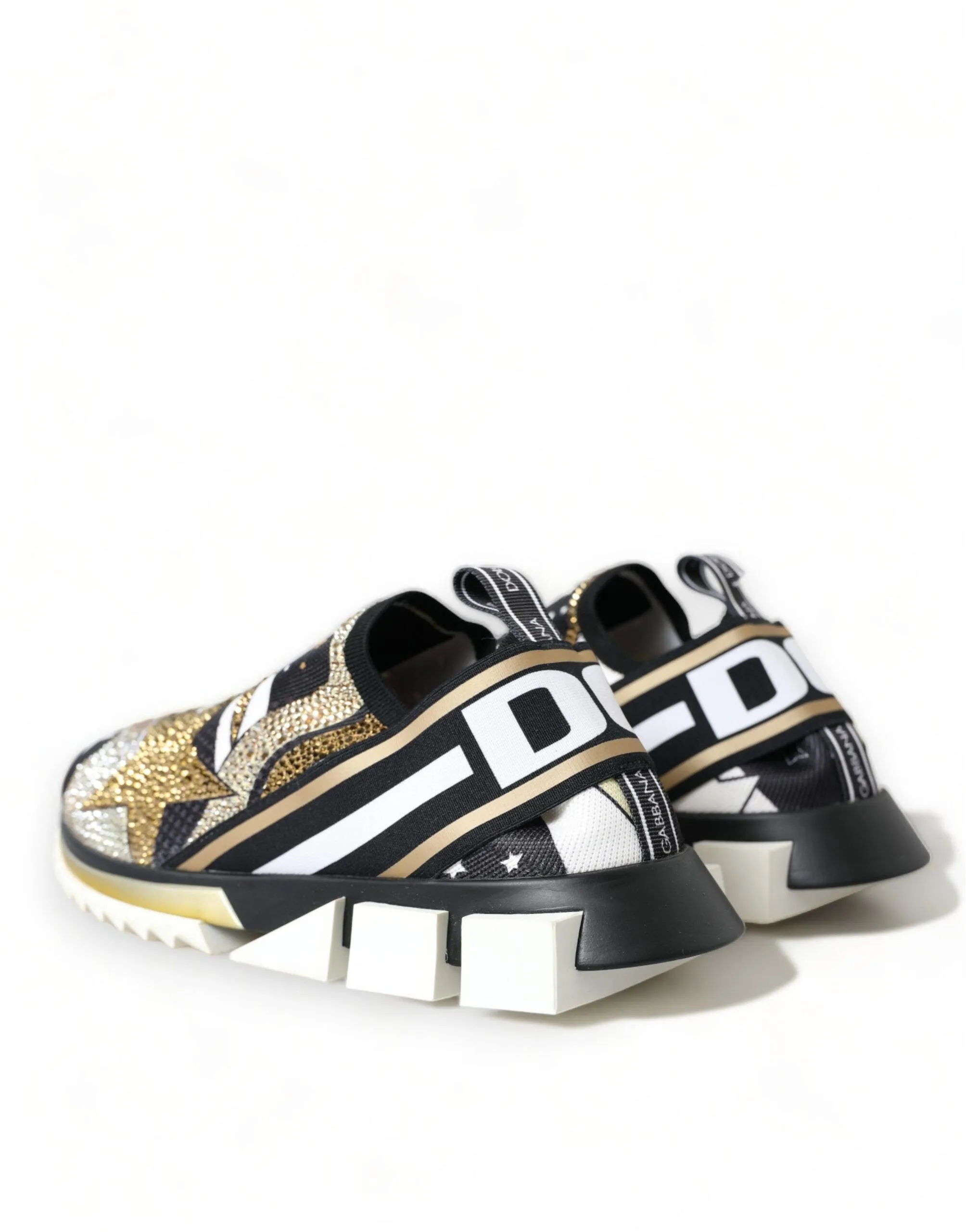 Dolce & Gabbana Multicolor Star Print Sorrento Sneakers Men Shoes