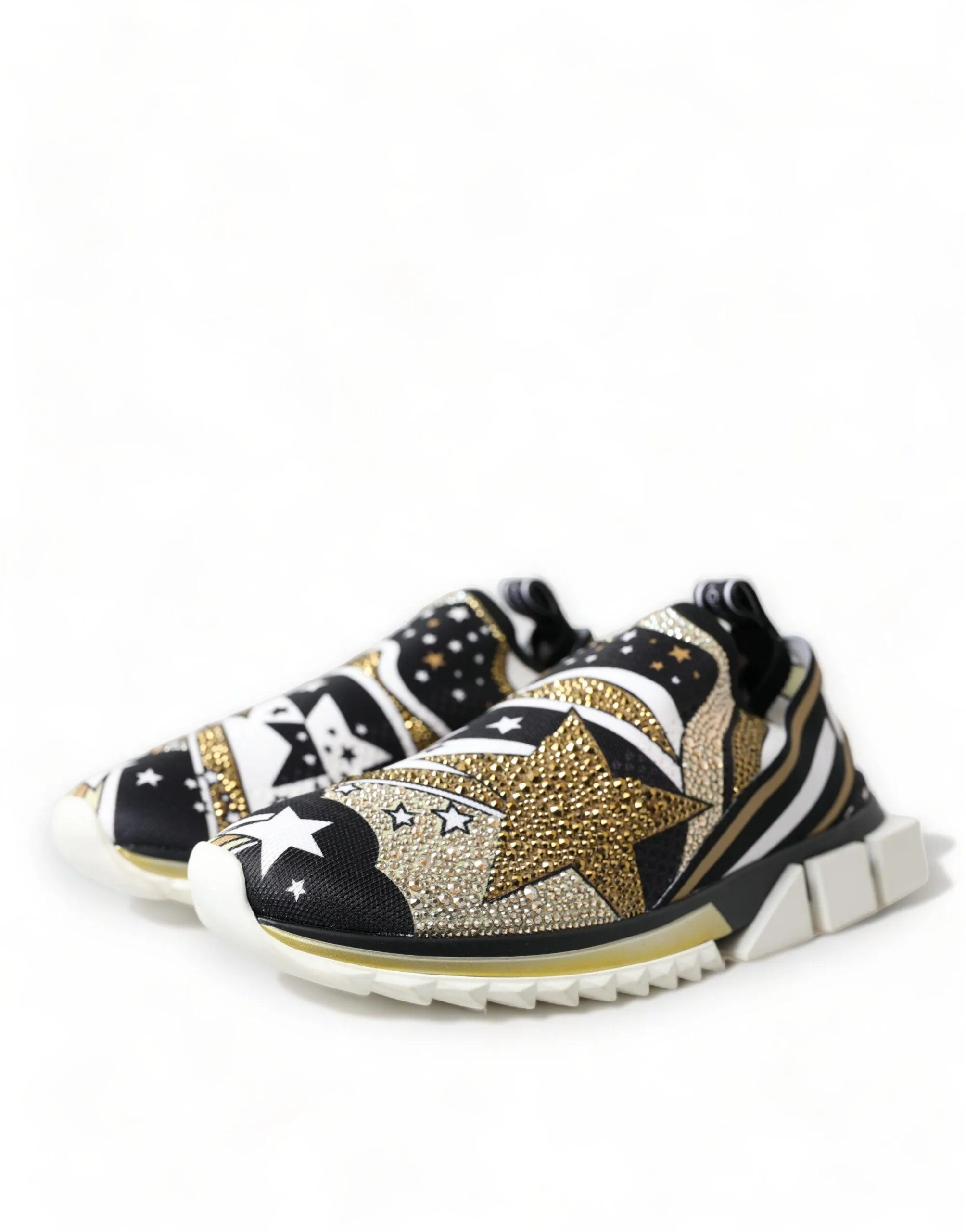 Dolce & Gabbana Multicolor Star Print Sorrento Sneakers Men Shoes