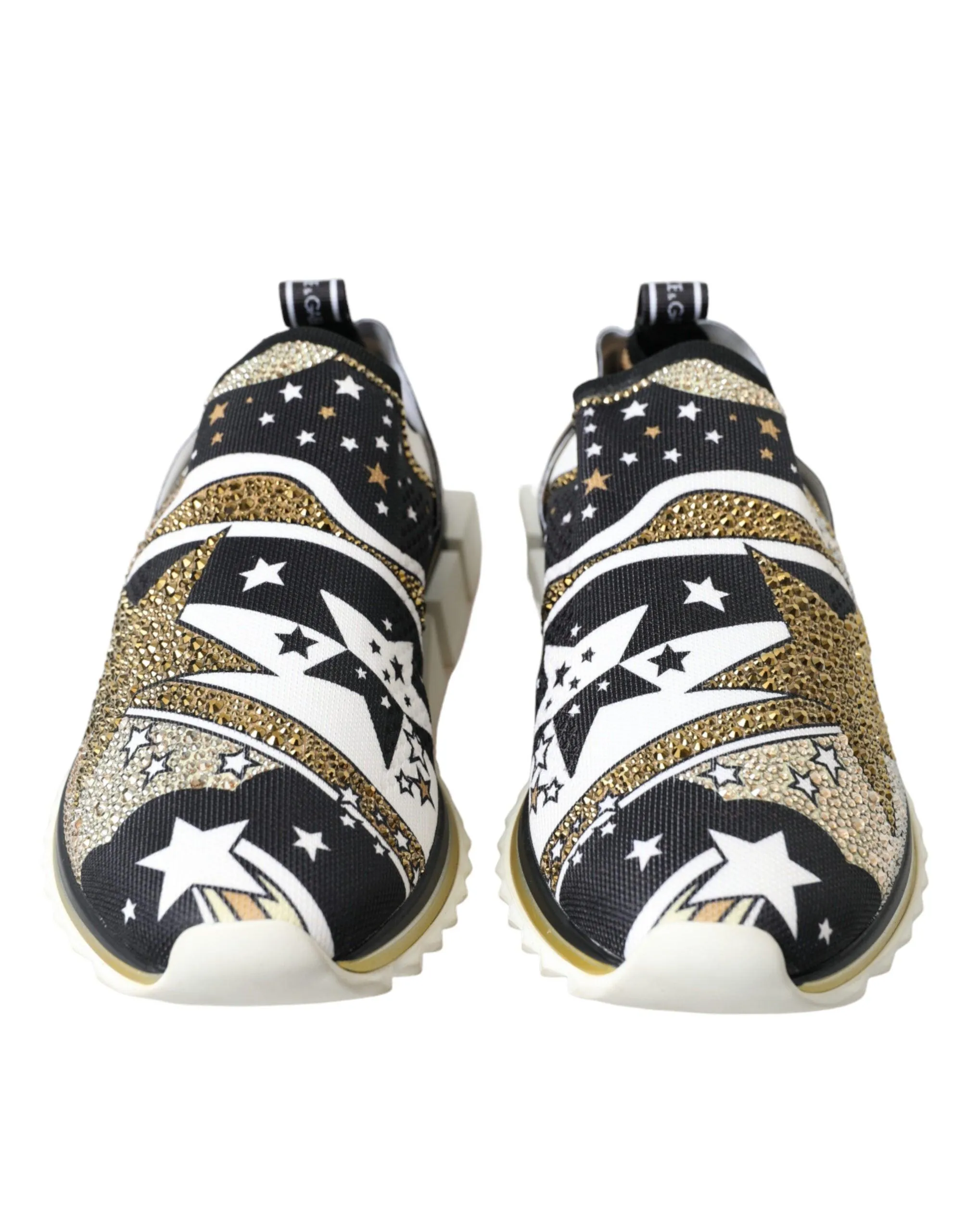 Dolce & Gabbana Multicolor Star Print Sorrento Sneakers Men Shoes
