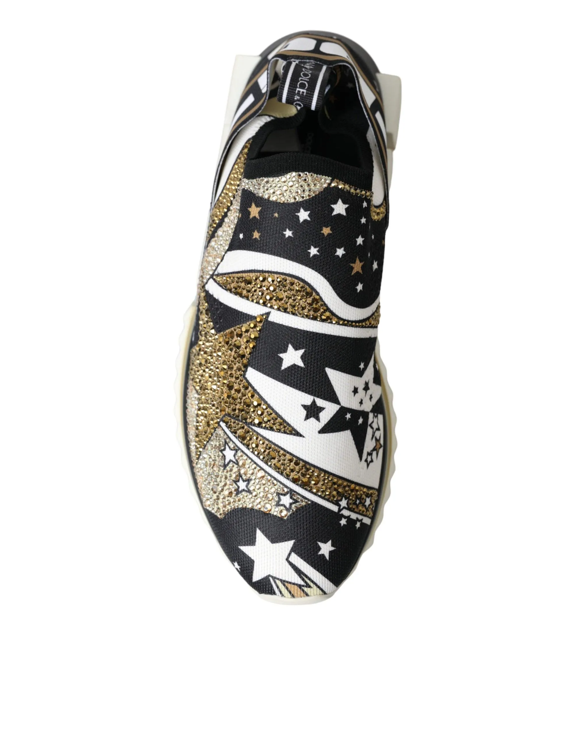 Dolce & Gabbana Multicolor Star Print Sorrento Sneakers Men Shoes