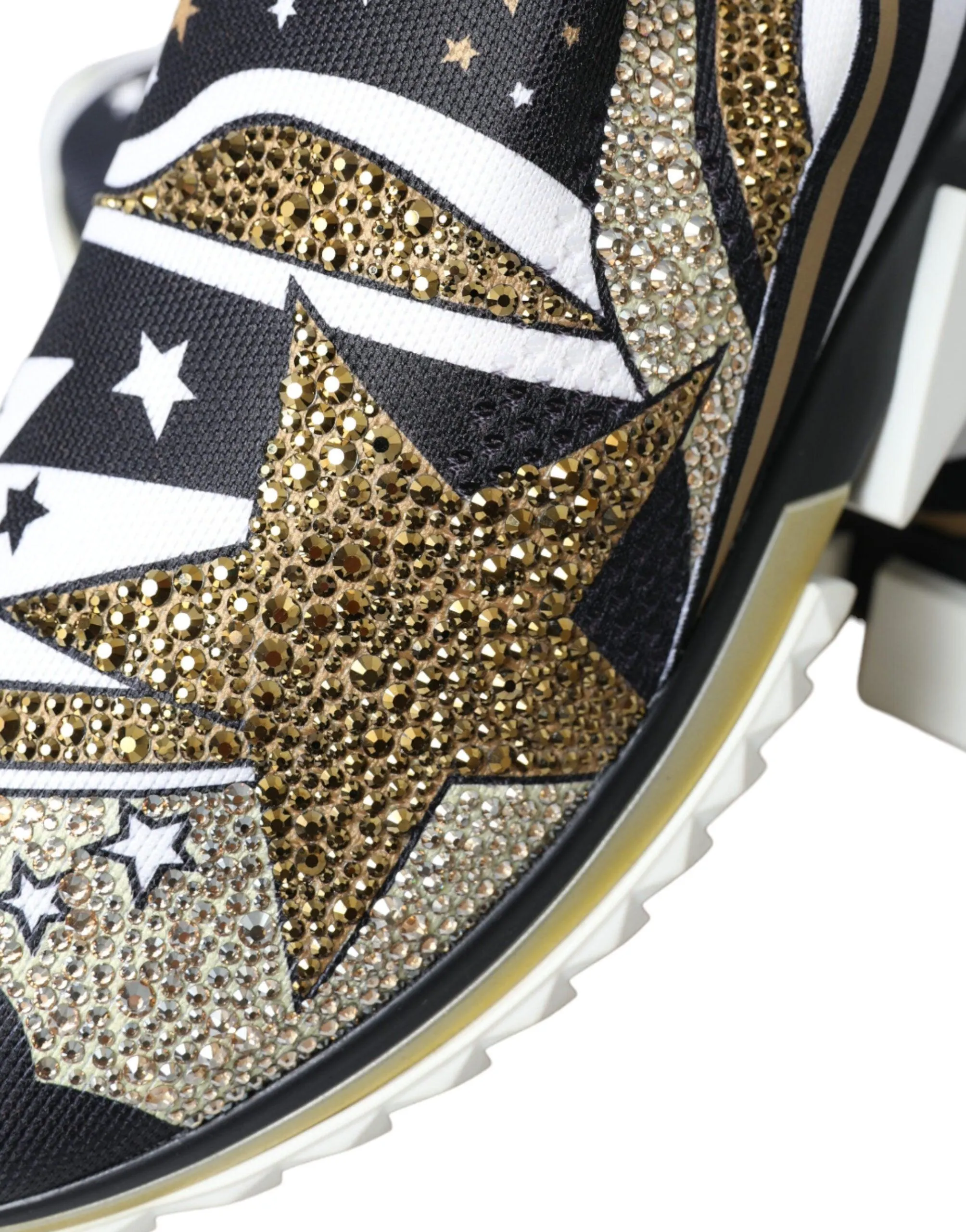 Dolce & Gabbana Multicolor Star Print Sorrento Sneakers Men Shoes