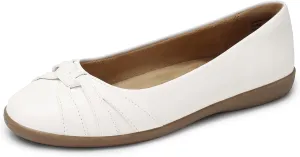 DREAM PAIRS Women??s Ballet Flats, Comfortable Round Toe Slip on Dressy Work Office Shoes with Arch Support