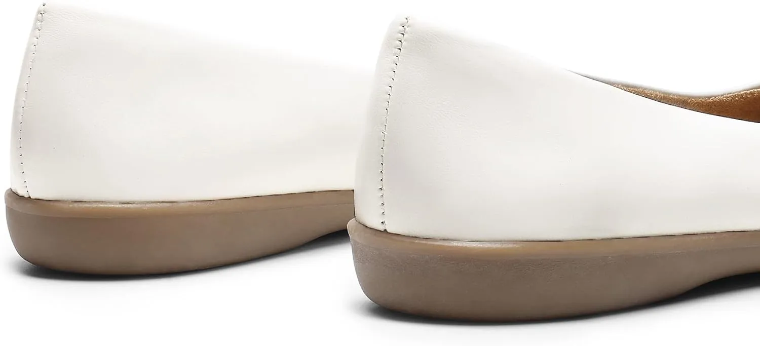 DREAM PAIRS Women??s Ballet Flats, Comfortable Round Toe Slip on Dressy Work Office Shoes with Arch Support