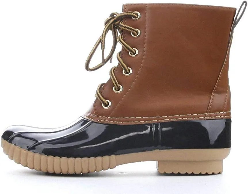 Duck Boots Women Mid Calf Boot Ankle Rain Booties