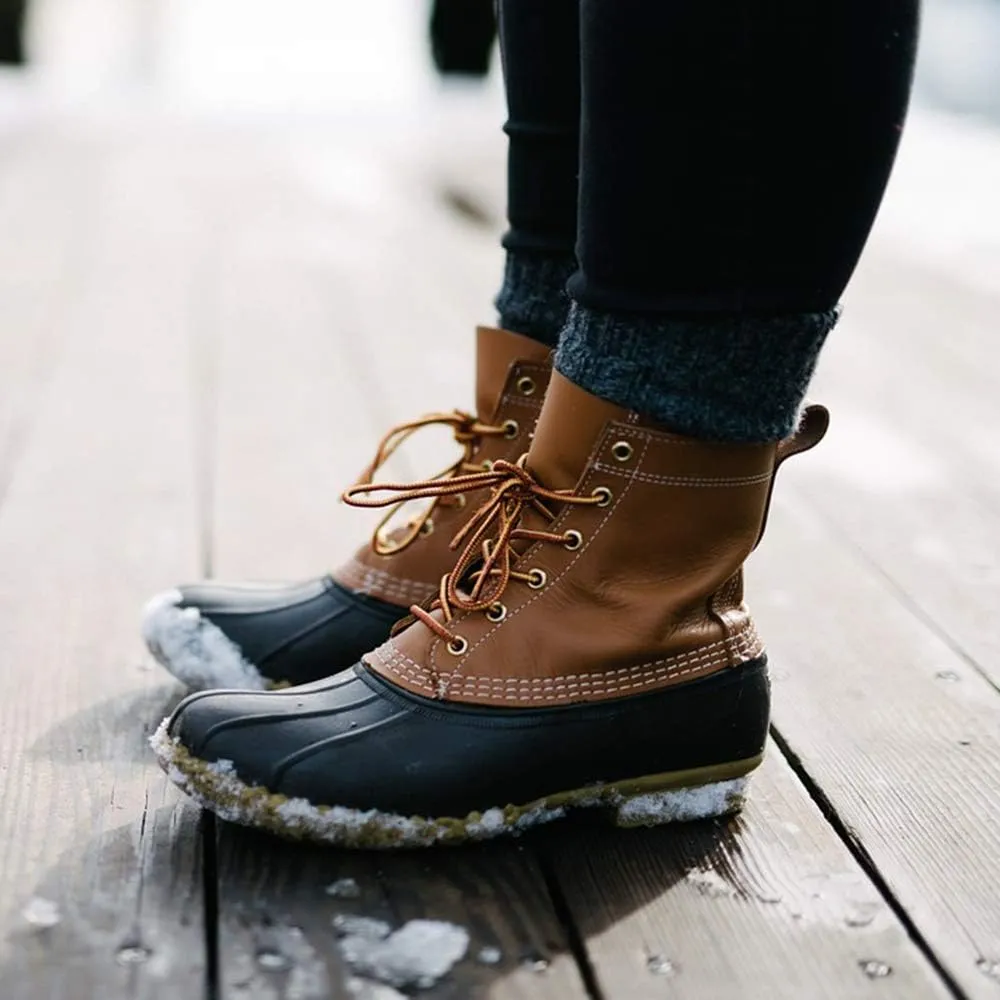Duck Boots Women Mid Calf Boot Ankle Rain Booties