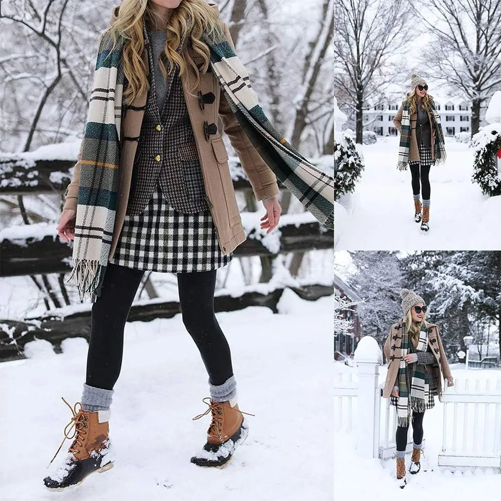 Duck Boots Women Mid Calf Boot Ankle Rain Booties