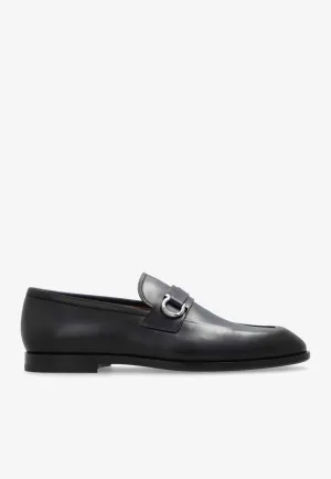 Florio Gancini Leather Loafers