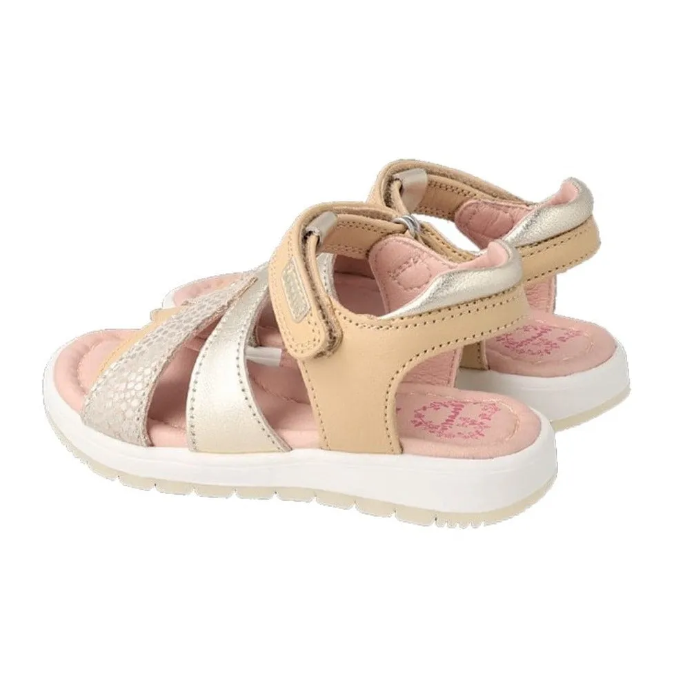 Garvalin Girl Sandal 232413 A - Biscuit Y Linen