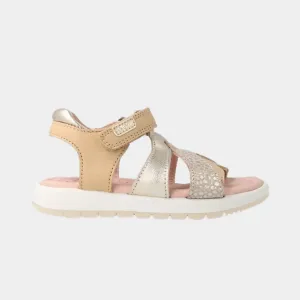 Garvalin Girl Sandal 232413 A - Biscuit Y Linen