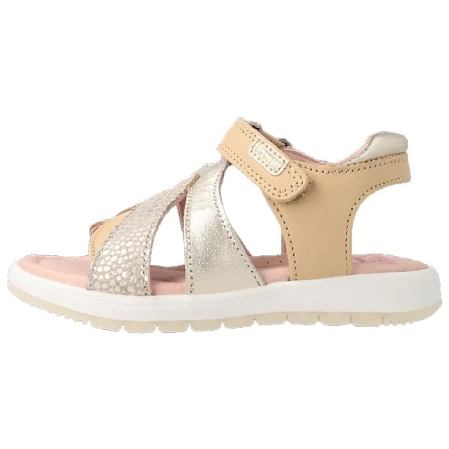 Garvalin Girl Sandal 232413 A - Biscuit Y Linen