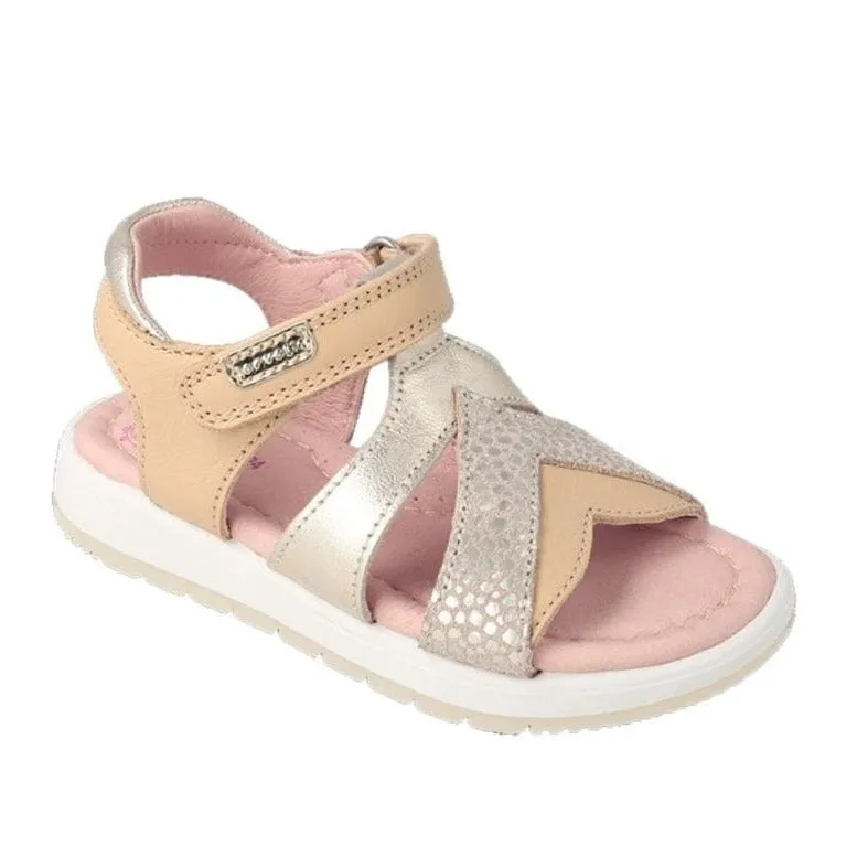 Garvalin Girl Sandal 232413 A - Biscuit Y Linen