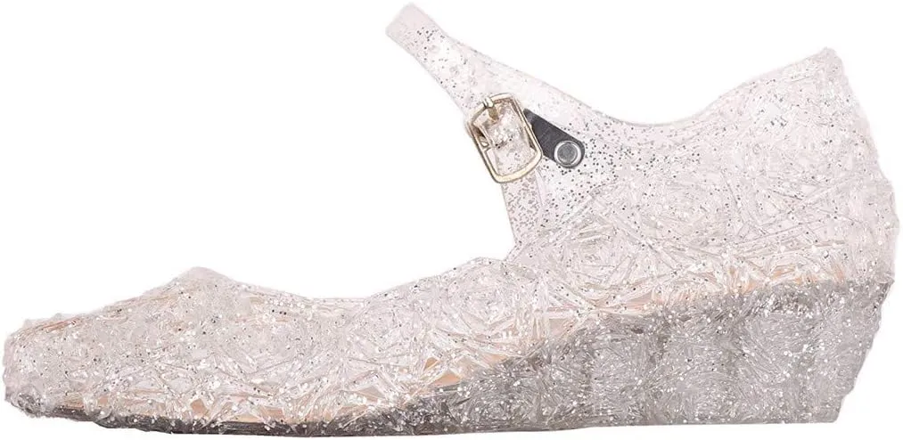 Girls Jelly Sandals Dress Up Mary Jane lats Heels Dance Pary Single Shoes for Kids Toddler Boy Shoes Infant