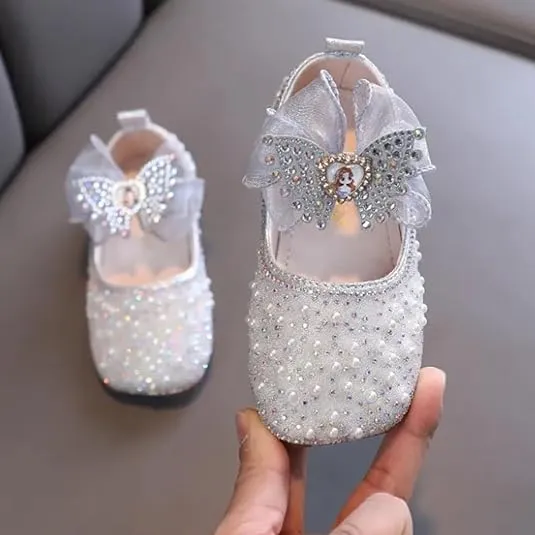 Girls Princess Shoes Sequined Mary Jane Shoes Special Occasions, Weddings, Parties