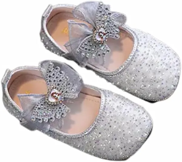 Girls Princess Shoes Sequined Mary Jane Shoes Special Occasions, Weddings, Parties