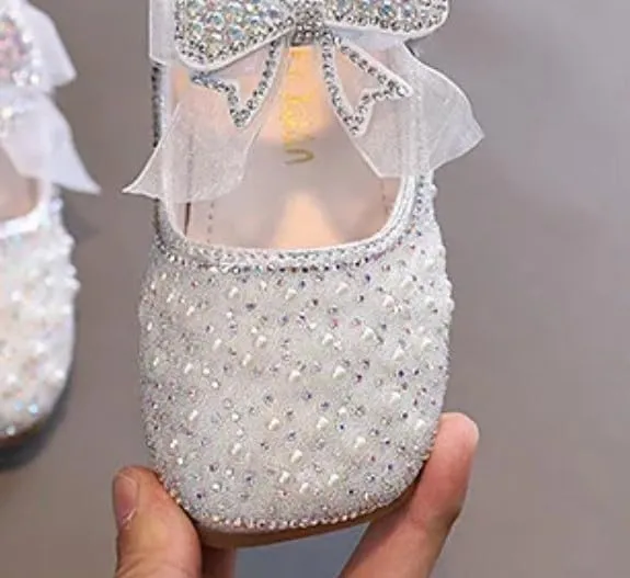 Girls Princess Shoes Sequined Mary Jane Shoes Special Occasions, Weddings, Parties