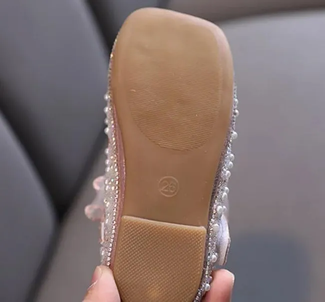 Girls Princess Shoes Sequined Mary Jane Shoes Special Occasions, Weddings, Parties
