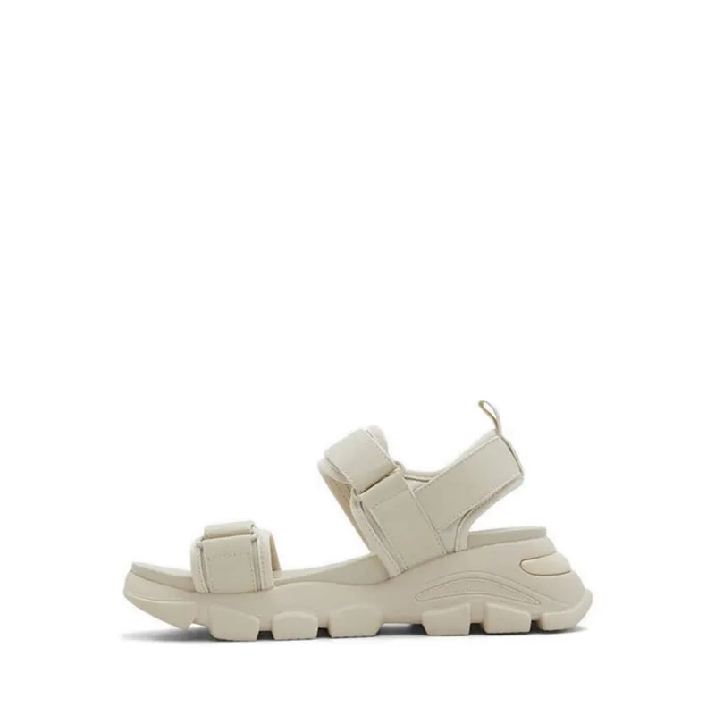 Godish Wedge Sandals - Open White