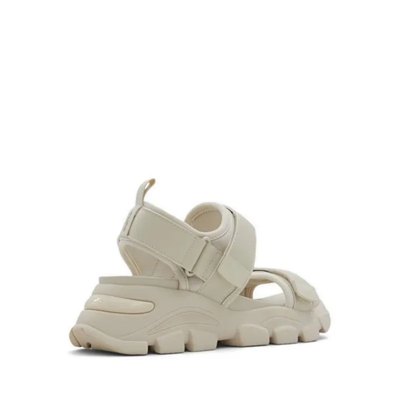 Godish Wedge Sandals - Open White