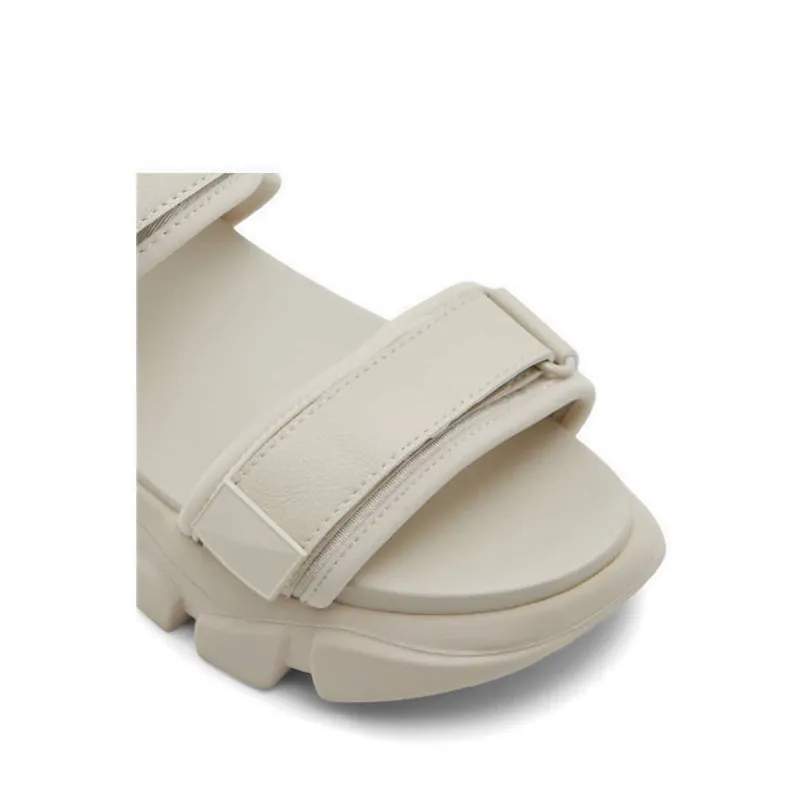 Godish Wedge Sandals - Open White