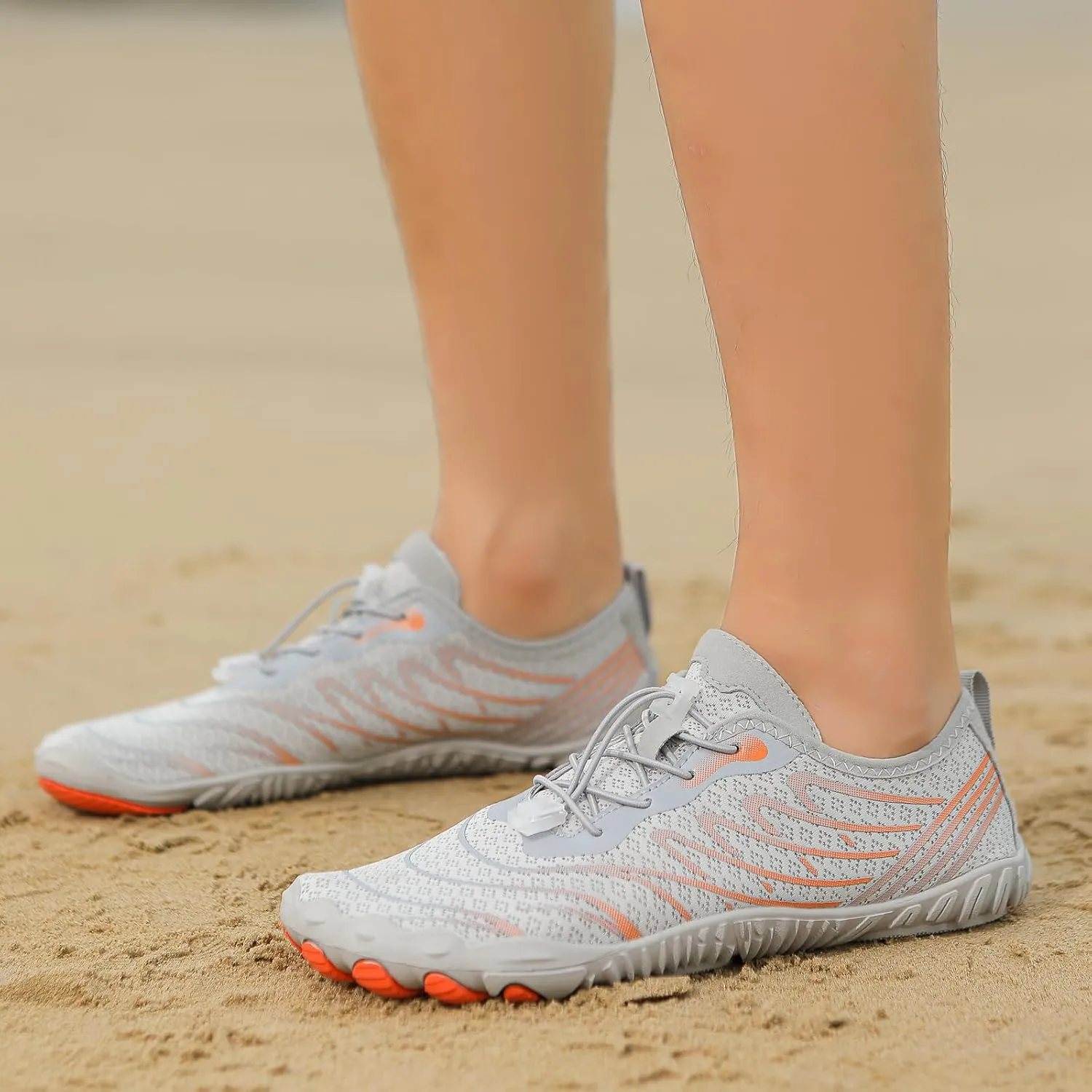Hike Barefoot Shoes for Women Men Wide Toe Box Breathable & Non-Slip Athletic Footwear Healthy Waterproof Trail Running Minimalist Zero Drop Outdoor Cross-Trainer Fashion Sneakers
