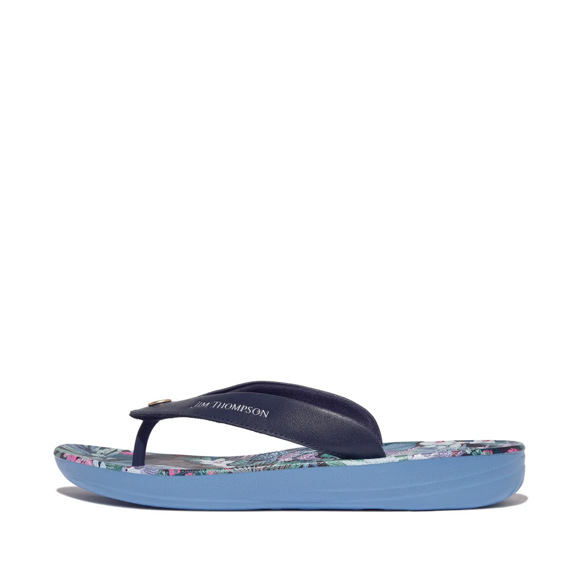 IQUSHION x Jim Thompson <br>Leather Flip-Flops